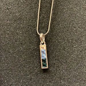 Blue ombré Lia Sophia necklace